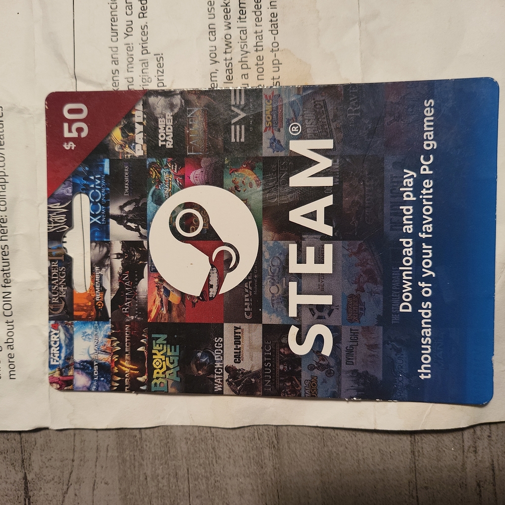 $50 STEAM card